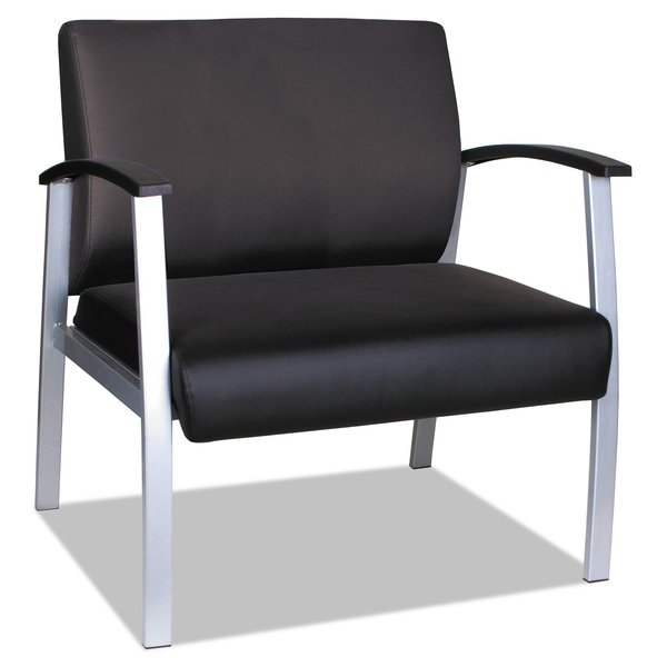 Alera Black Chairs/Stools, 30.51" W 33.46" H, Curved Loop ALEML2219